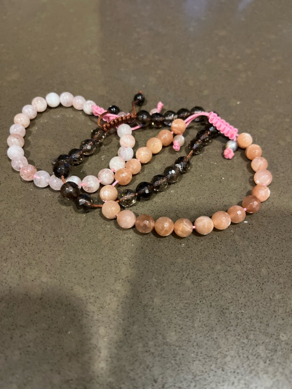 Tiny Devotions Mala bracelet semi precious set